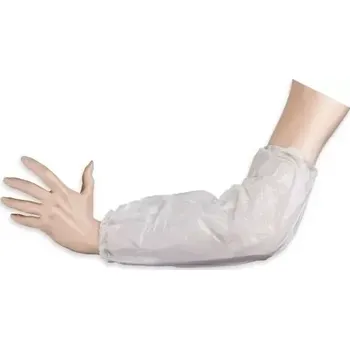 Jednorázové nádobí Jednorázový PE rukávník 40 x 20 cm 100ks - bílý