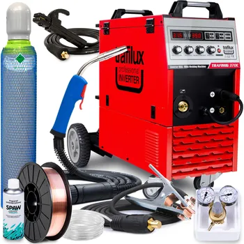 Svářečka INVERTOROVÁ SVÁŘEČKA TRAFILUX MIG 370C MAG MMA 400V 350A ALU 4X4