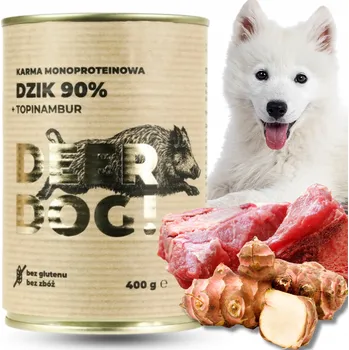 Krmivo pro psa Deer Dog Adult Bezobilné Monoproteinové Krmivo pro psy s divočákem 400g