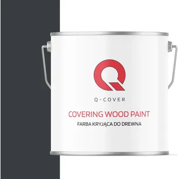 Barva na dřevo BARVA NA DŘEVO PRO RENOVACI DVEŘÍ OSB MDF RAL 7016 ANTRACIT SATÉNOVÁ 5L