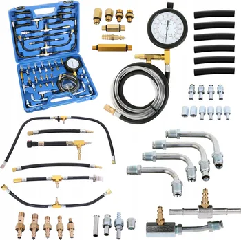 Autodiagnostika TESTER TLAKU PALIVA BENZÍN ZKUŠEBNÍ SADA AUTOMOBILOVÁ V KUFRÍKU