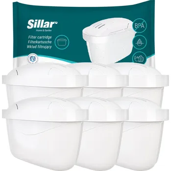 vodní filtr Filtr Sillar do filtračních konvic Dafi, náhradní 6x vložka do konvic Brita