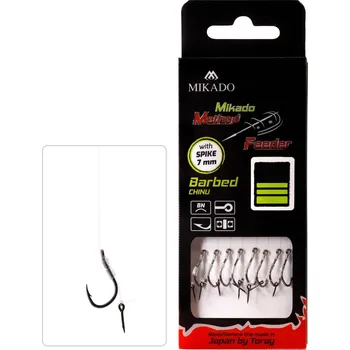Mikado návazec MF s jehlou, háček barbed vel.14, vlasec 0.20mm/10cm 8ks
