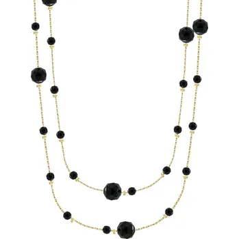 Řetízek Korále černé 2370