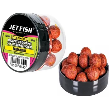 Boilies Jet Fish Feeder Boosterované vyvážené boilie 60ml 12mm