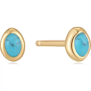 Náušnice ANIA HAIE Ear Studs Turquoise Wave E044-01G