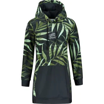 Dámská mikina Dámská funkční prodloužená mikina premium ALTISPORT VOJ/ALW094MI03 ZELENÁ S