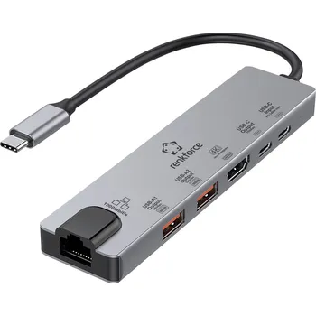 Renkforce USB-C® dokovací stanice RF-USBH-550 Vhodné pro značky (dokovací stanice pro notebook): Acer, Apple, Asus, Dell, HP, Huawei, Lenovo, Microsoft,