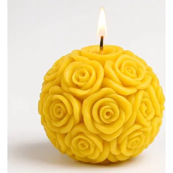 Svíčka Vonná svíčka Pugét růží | 110 g | Svíčkománie3D | Barva: Žlutá