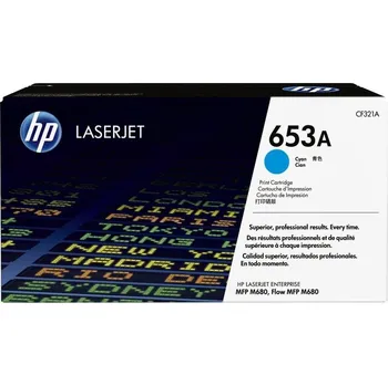 HP 653A Azurová originální tonerová kazeta LaserJet