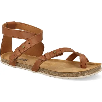 Dámské sandále AYLLA BAREFOOT SANDÁLY SULLA Cognac | Dámské barefoot sandály - 42