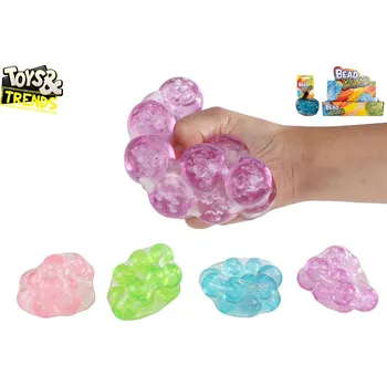 M.T. Toys&Trends míček s křupajícími kuličkami 9cm 4barvy Barva: Zelená