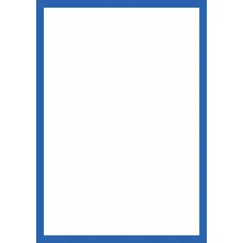 Magnetoplan Magnetofix - rámeček magnetický A4 modrý, 5 ks