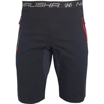 Dámské kalhoty Kalhoty krátké unisex HAVEN NALISHA SLIMFIT SHORT černo/červené Velikost: L
