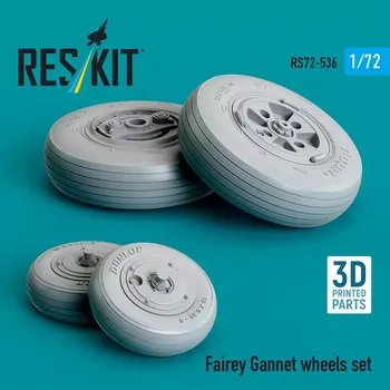 Plastikový model Reskit 1/72 Fairey Gannet wheels set