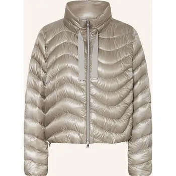 Herno Dámská Péřová Bunda, stříbrná, 36