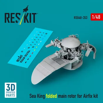 Plastikový model Reskit 1/48 Sea King folded main rotor (AIRF)