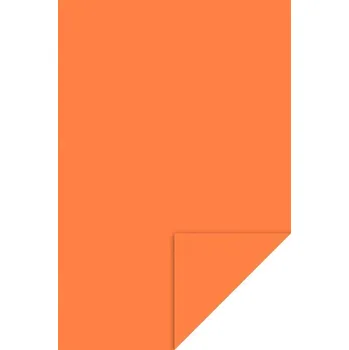 Moosgummi - Pěnová guma 20x30 cm, 2 mm - oranžová