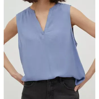 Halenka bez rukávů VILA (Dámská splývavá halenka značky Vila)