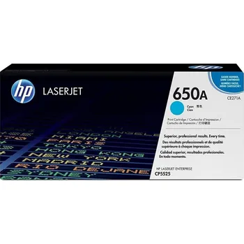 HP 650A Azurová originální tonerová kazeta LaserJet