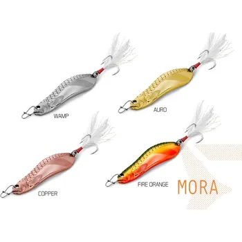 Nástraha Delphin MORA 30g FIRE ORANGE Třpytka