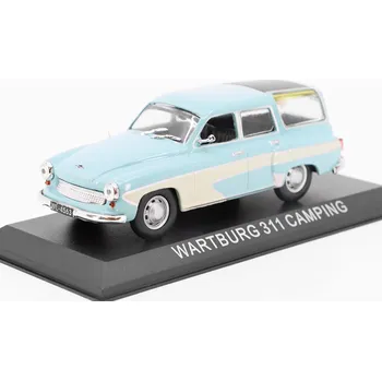 autíčko DeAgostini Wartburg 311 Camping 1:43 - Legendární automobily minulé éry časopis s modelem #31 Wartburg-311 Camping - kovový model auta