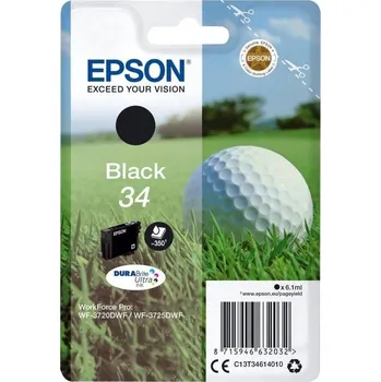 Epson inkoustová náplň 34 DURABrite/ C13T34614010/ Černá