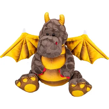 plyšák M.T. Drak plyšový 23cm 4 barvy Barva: Hnědá