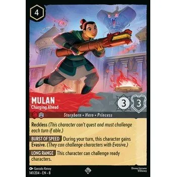 Sběratelská karetní hra Mulan 141/204 - Reign of Jafar Typ karty: Foil