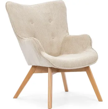 Křeslo Béžové manšestrové křeslo Niko – Ropez ID_1783898
