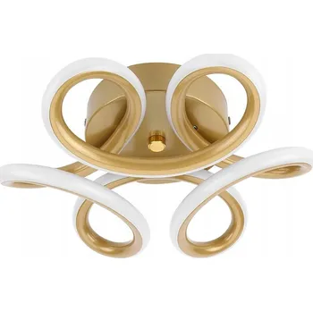 Stropní svítidlo LED ZLATÁ STROPNÍ SVÍTIDLO LUSTR MODERNÍ DESIGN NEUTRÁLNÍ SVĚTLO