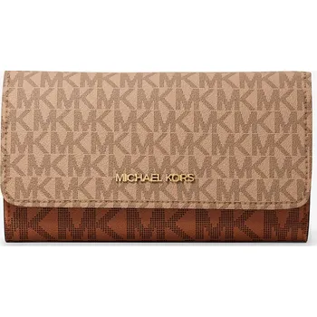 MICHAEL KORS dámská peněženka Jet Set hnědá