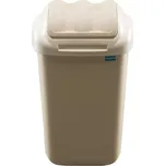 Odpadkový koš plastový 30 l - barva cappuccino
