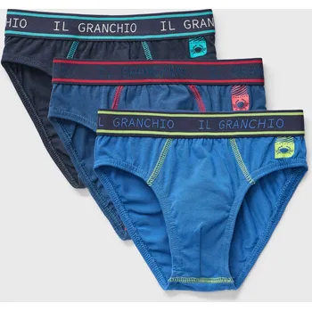 Slipy 3PACK Chlapecké bavlněné slipy Royal