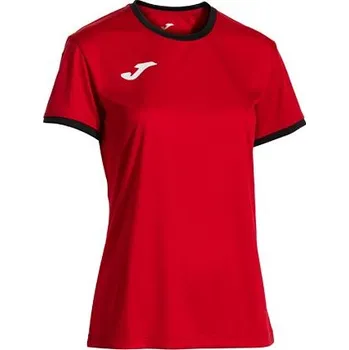 Dámské tričko Joma Combi Premium Short Sleeve dámské triko červená-černá velikost oblečení S