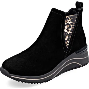 Dámské kozačky Rieker Dámská kotníková obuv REMONTE D0T75-04 černá W5 41