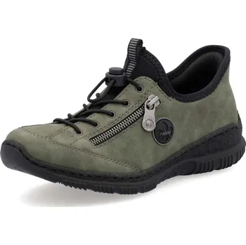 Dámská obuv Dámské tenisky RIEKER N3267-54 zelená W5 39