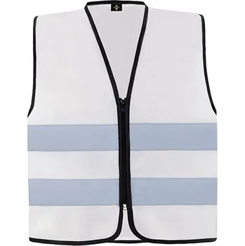Pánská vesta Korntex Cologne Unisex bezpečnostní vesta na zip KX217 White XL