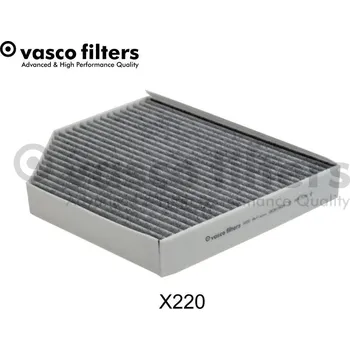 Ventilátor topení a klimatizace Kabinový filtr VASCO X220