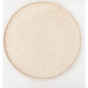 Květináč Bonsai podmiska kulatá D7-L - 28 x 28 x 1,5 cm - béžová