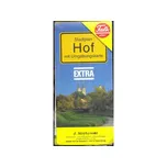 Stadtplan Hof mit Umgebungskarte [Kniha]