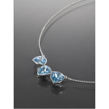 Náhrdelník Sisi Jewelry Elegantní náhrdelník s krystalky Swarovski elements modrá