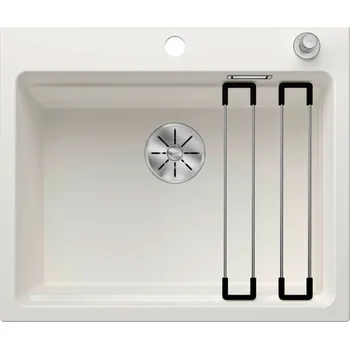 Granitový dřez Jednokomorový dřez Blanco ETAGON, granit, bílý