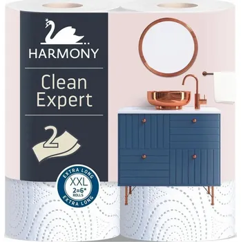 Utěrka Kuchyňské utěrky Harmony Clean Expert XXL, 2vrstvé, 2 x 35 m
