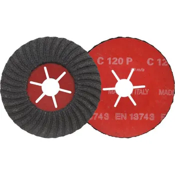 Příslušenství k brusce NÁSTROJE CZ Kotouč brousící 125mm zr.120 polopružný s karbidem křemíku, ideální pro zpracování stavebních materiálů, mramoru, kamenů atd. b25 - IM-SF125C120