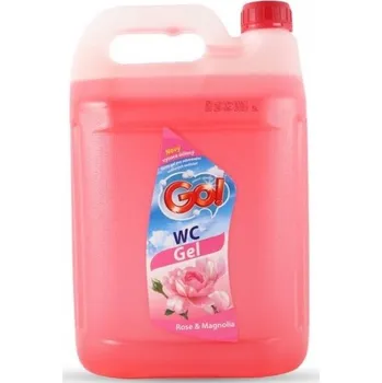 WC čistič GO! WC gel - Rose a Magnolia, 5 l