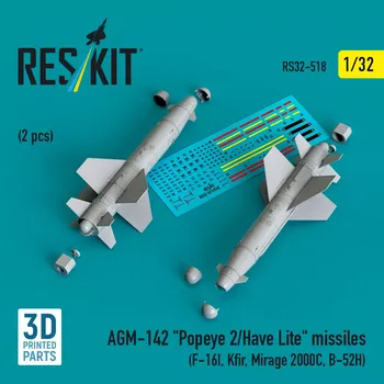 Plastikový model Reskit 1/32 AGM-142 'Popeye 2/Have Lite' missiles (2 pcs)