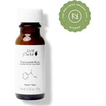Pleťové sérum 100% Pure Koncentrované práškové sérum Niacinamide Boost 10 g