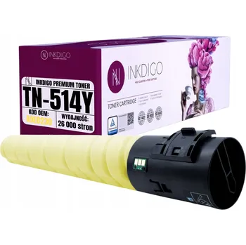 TN514Y TONER NÁHRADA PRO TISKÁRNY PRO TISKÁRNU KONICA MINOLTA BIZHUB C458 C558 C658
