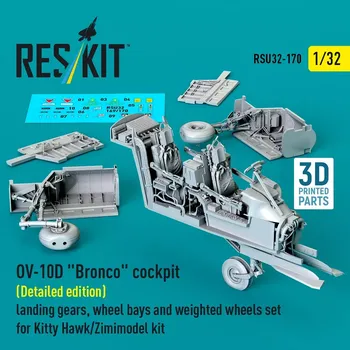 Plastikový model Reskit 1/32 OV-10D 'Bronco' cockpit Detailed KITTYH/ZIMI)